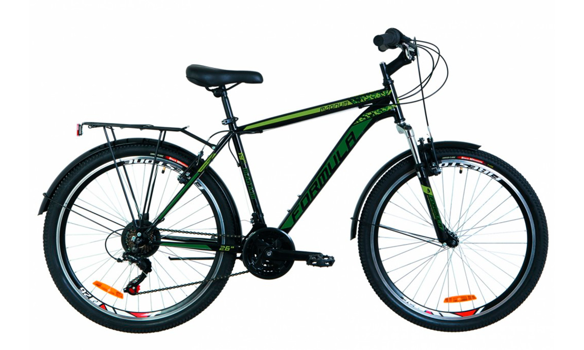 Велосипед 26" Formula MAGNUM Vbr (2019) 2019 Черно-зеленый